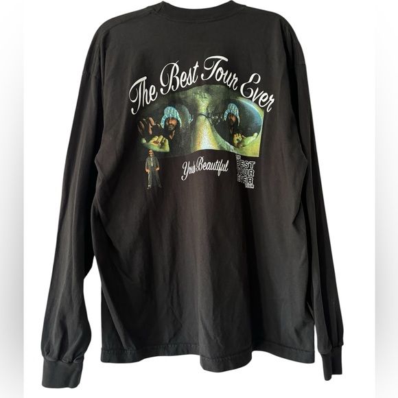 Amine The Best Tour Ever Neo Matrix Red Pill Blue Pill Long Sleeve Tee T-shirt - Picture 3 of 5